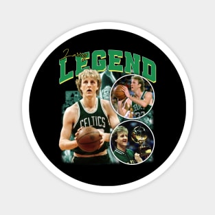 Larry Bird Legend Air Bird Basketball Signature Vintage Retro 80s 90s Bootleg Rap Style Magnet